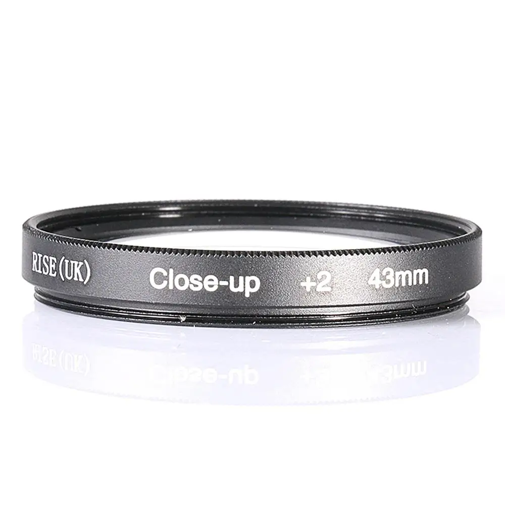 

RISE(UK) 43mm Close-Up +2 Macro Lens Filter for Nikon Canon SLR DSLR Camera