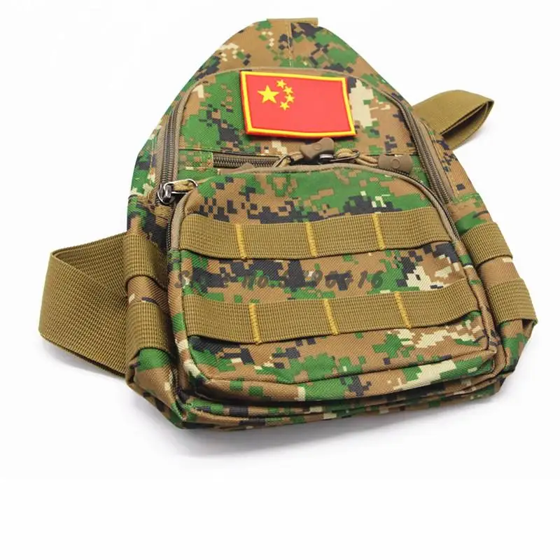 

Functional Tactical Chest Bag For Men Fashion Hip Streetwear Bag Waist Pack ArmyGreen Chest Outdoor hunting slingshot storage