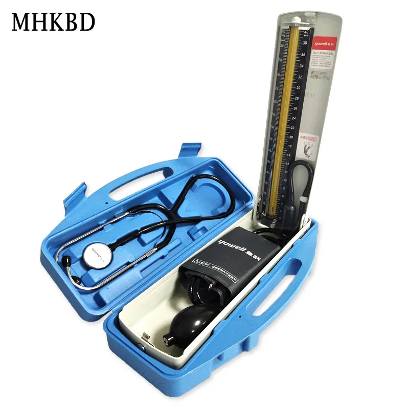 Yuwell Меркьюри сфигмоманометр и стетоскоп монитор артериального давления для