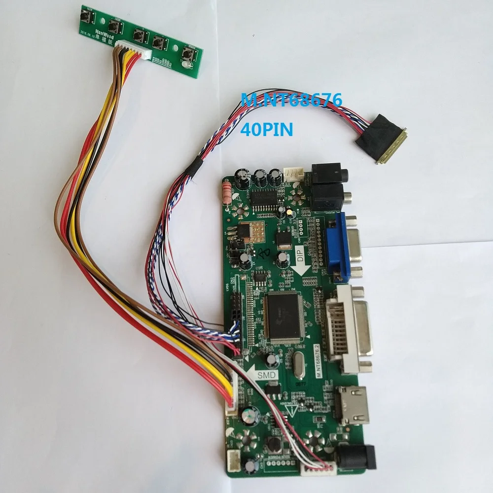 Плата контроллера комплект 2019 HDMI карты DIY для B156XTN02.0 1366X768 15 6 &quotсветодиодный VGA