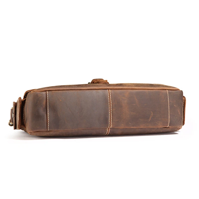 newsbirds new design leather laptop briefcase14 inch top layer genuine leather business bag shoulder messenger briefcase bag free global shipping