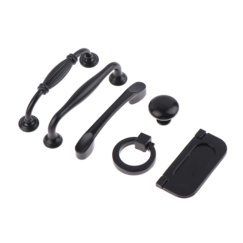 

1pc Zinc Alloy Handle Drawer Wardrobe Door Handle European Modern Minimalist For Furniture Cabinet Kitchen Knobs