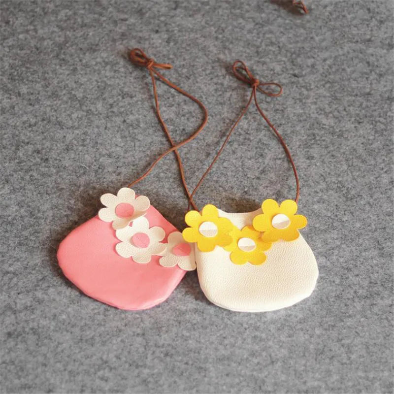 Изысканная мини сумка мессенджер для маленьких девочек с милыми цветами из