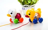 animal model sell baby toddler cartoon duck child educational toys with rattles function children plastic sports babies toy 2021