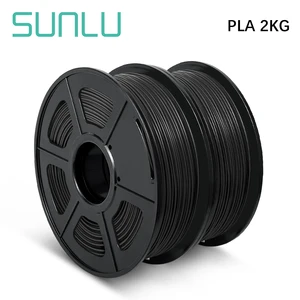 sunlu pla 2 rolls1kgroll 1 75mm biodegradable high quality filament 3d printing material suitable for all fdm 3d printers free global shipping