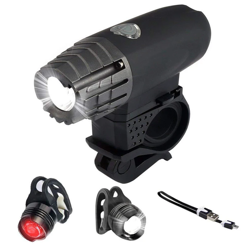 Открытый Перезаряжаемые 3 часов Мощный 200 люмен яркий Велосипедный спорт спереди