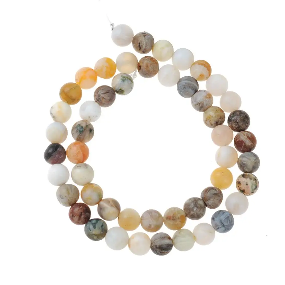 bamboo leaf agate Черный матовый оникс Ляпис розовый КВАРЦЕВЫЙ и из натурального камня бусины для самостоятельного изготовления ювелирных изделий браслет 4 6 8 10 12 мм Прямая поставка - Цвет: bamboo leaf agate