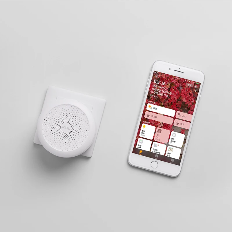Xiaomi Mi jia Aqara Hub Gateway с RGB светодиодный ночной Светильник умный дом для Xiaomi Mi приложение для дома Apple Homekit Aqara Home