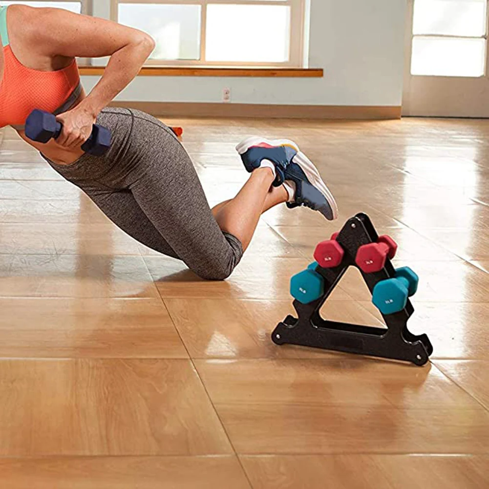 

High Plastic Rack Stand 3 Tier Weights Handle Stand for Sports Equipments Fitness Accessories DOG88