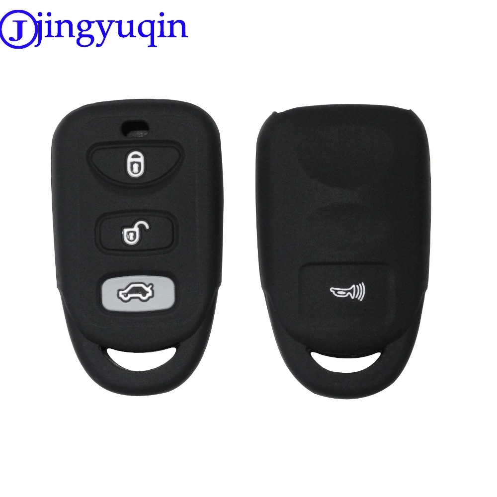 Силиконовый чехол jingyuqin с пультом дистанционного управления для HYUNDAI KIA Tuscon Elantra Rio