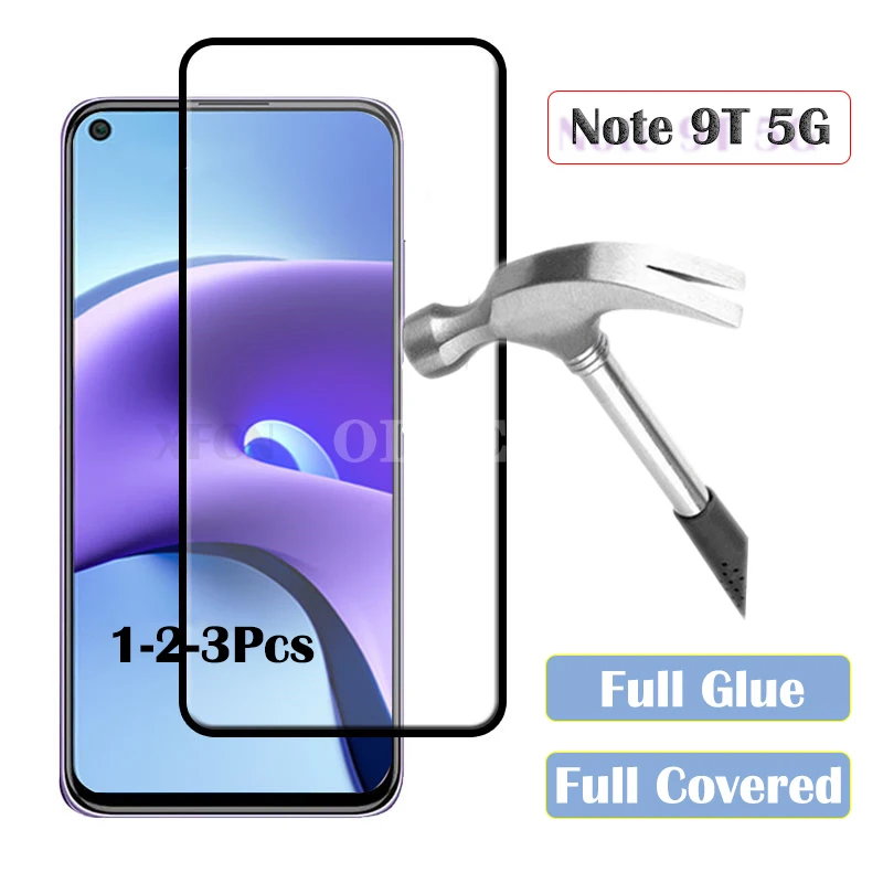 

1-3 шт. экрана мобильного телефона для Xiaomi Redmi примечание 9 T-9 T Pro 5G Полный экран протектор на Redmi Note9T защитная пленка на стекло мобильного телеф...