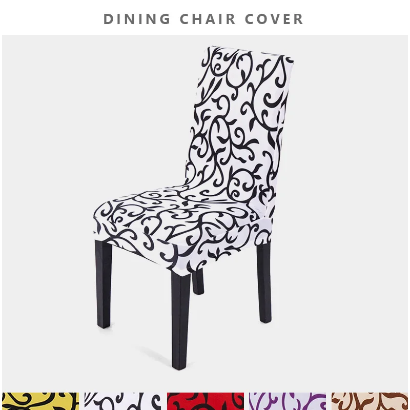 Скандинавский Стиль спандекс обеденный чехлы для стульев из стрейчевого