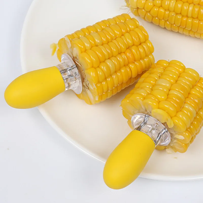 Многоразовые держатели для кукурузы безопасные аксессуары из нержавеющей стали