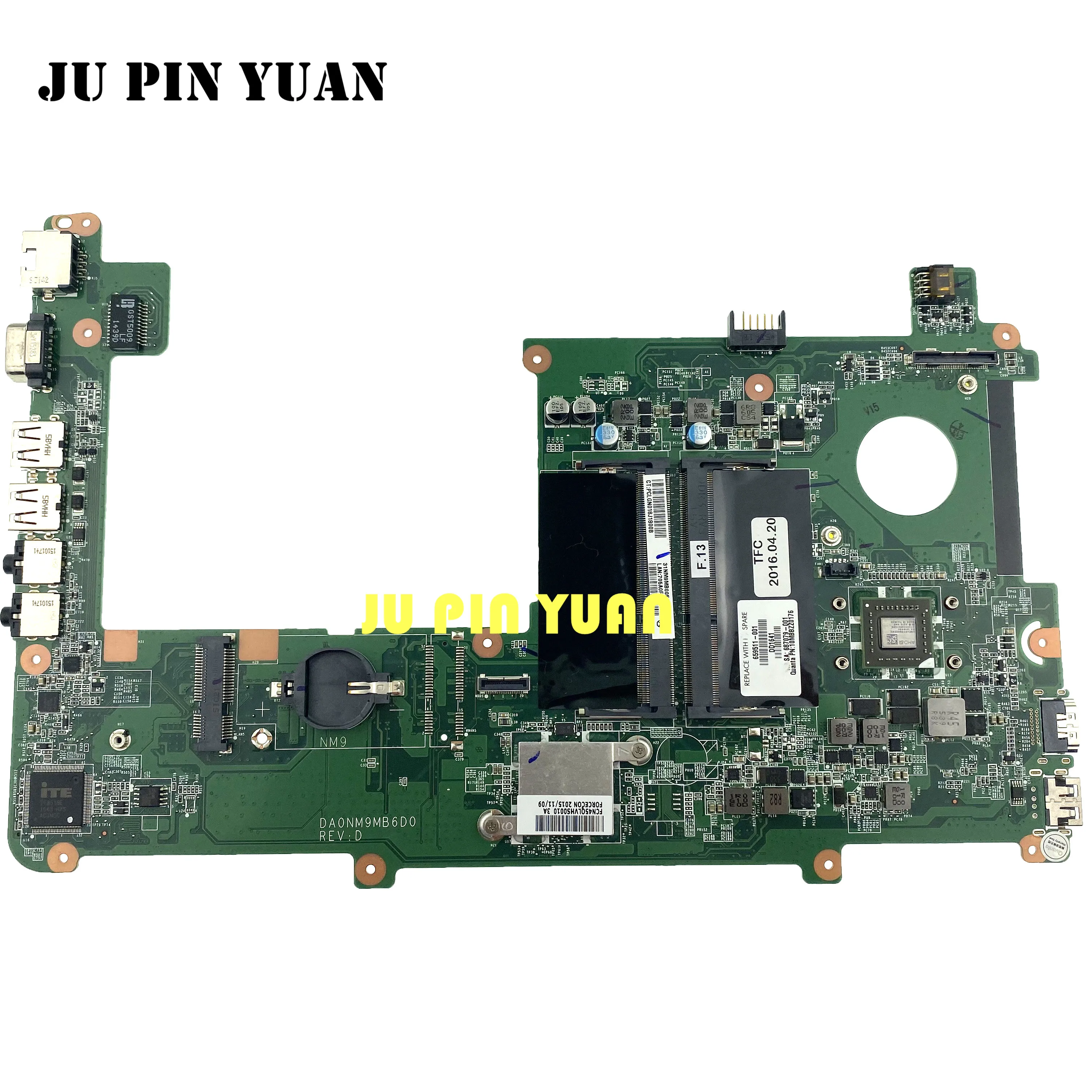 

659511-001 mainboard for HP Pavilion DM1 DM1-4000 motherboard All functions fully Tested