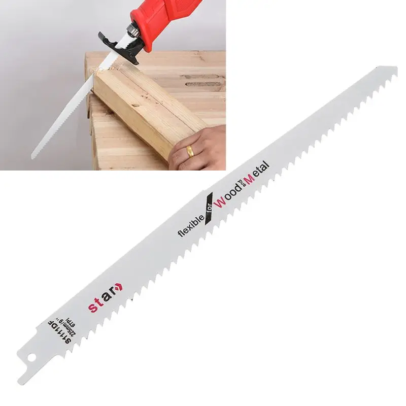 

High Carbon Steel S1111DF 225mm 9" Reciprocating Saw Blade Effective Flexible For Cutting Wood Woodworking Dropshipping