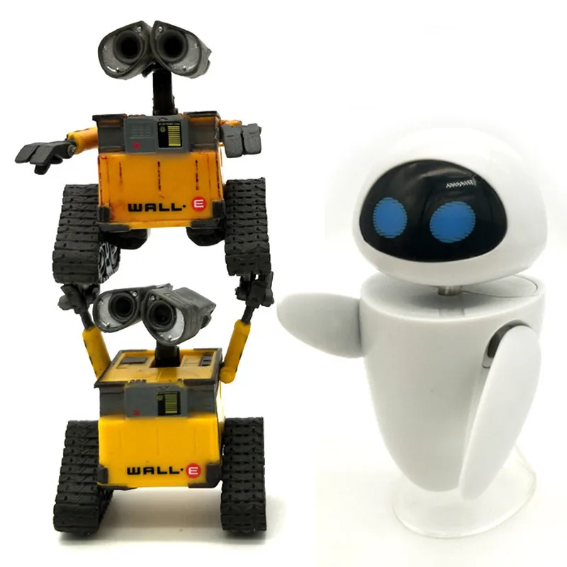 New arrival Wall-E Robot Wall E & EVE PVC Action Figure Collection Model Toys Dolls WITH BOX | Игрушки и хобби