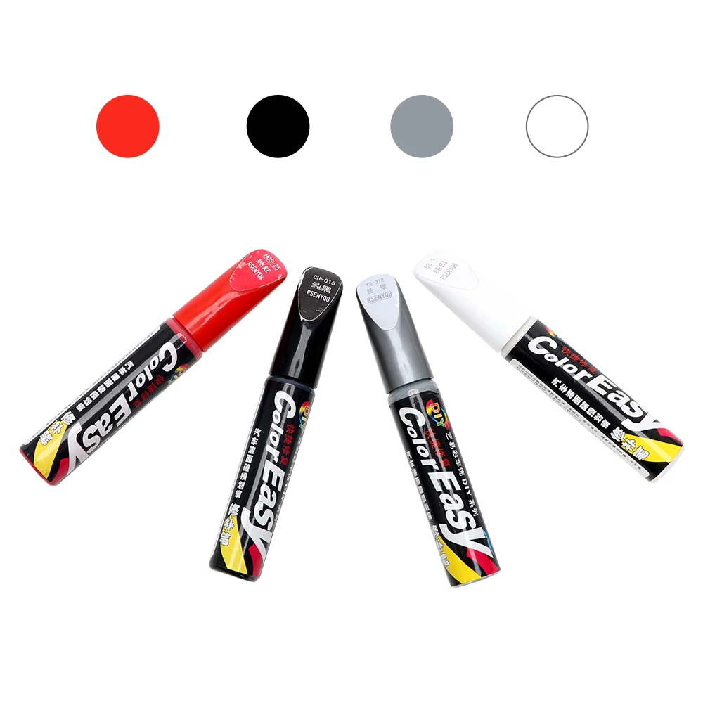 

4 Colors Car Scratch Repair Pen Professional Auto Care Applicator Scratch Remover Car Paint Care Maintenance Auto Accessories
