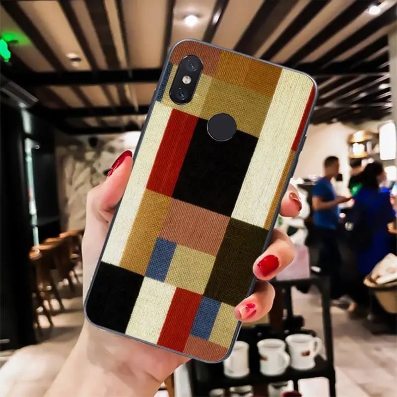 Yinuoda Питер mondrian является абстрактным мобильный телефон чехол для xiaomi redmi note 4x 4a 5 5a