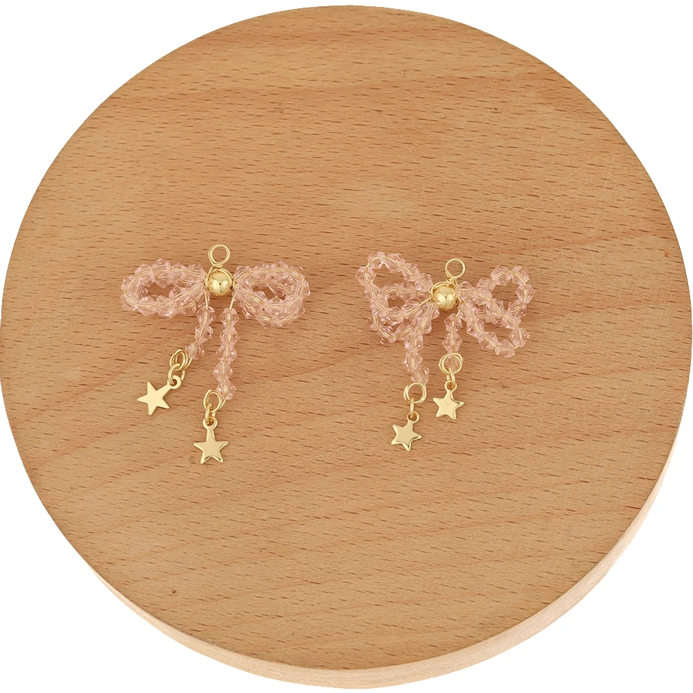 

Cordial Design 30Pcs 27*32MM Jewelry Accessories/Crystal Charms/Bowknot Shape/DIY Making/Hand Made/Earring Findings/Pendant