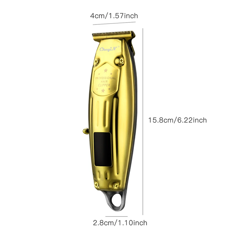

Professional T-Outliner Electric Trimmer Lcd Display Men Hair Clipper Rechargeable Hair Cutter Machine Beard Trimmer 3 Combs