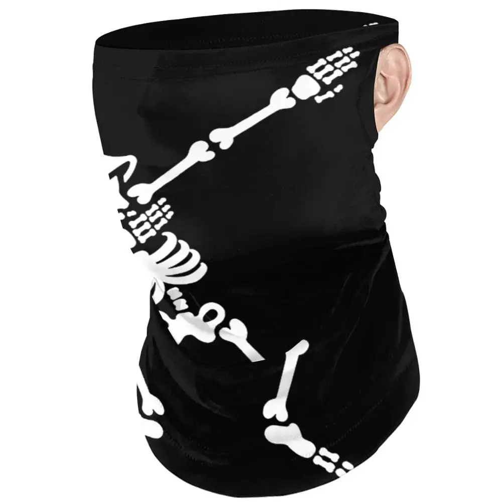 Мужская женская маска для лица Cyclist Skeleton Dabbing Biker Skull Club для защиты от вирусов, многоразовая, стиральная, с настраиваемыми дизайнами.