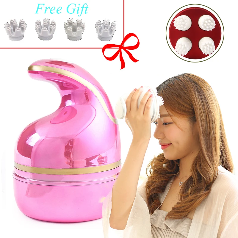 

2021 Upgrade 3D Waterproof Smart Electric Head Massager Wireless Scalp Massage for head Promote Hair Growth Prevent Hair Loss