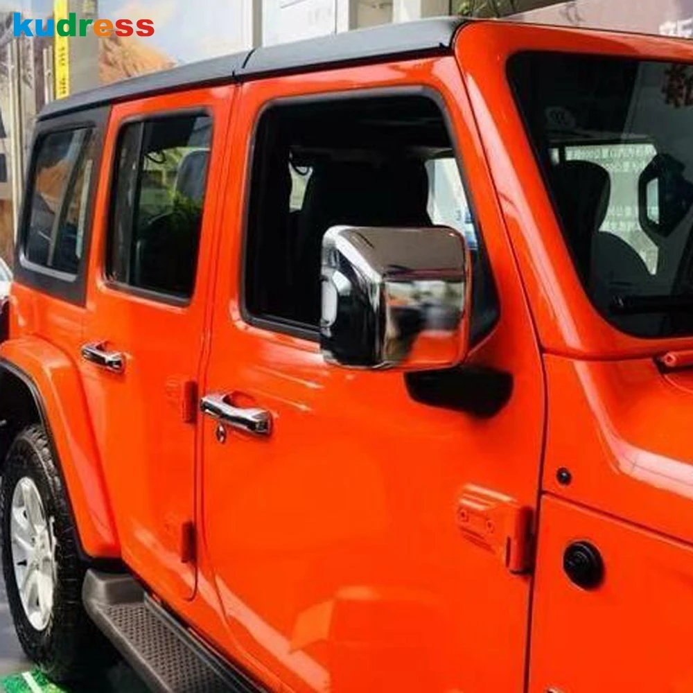 Чехол для бокового зеркала заднего вида Jeep Wrangler SUV 2018 2019 из углеродного волокна |