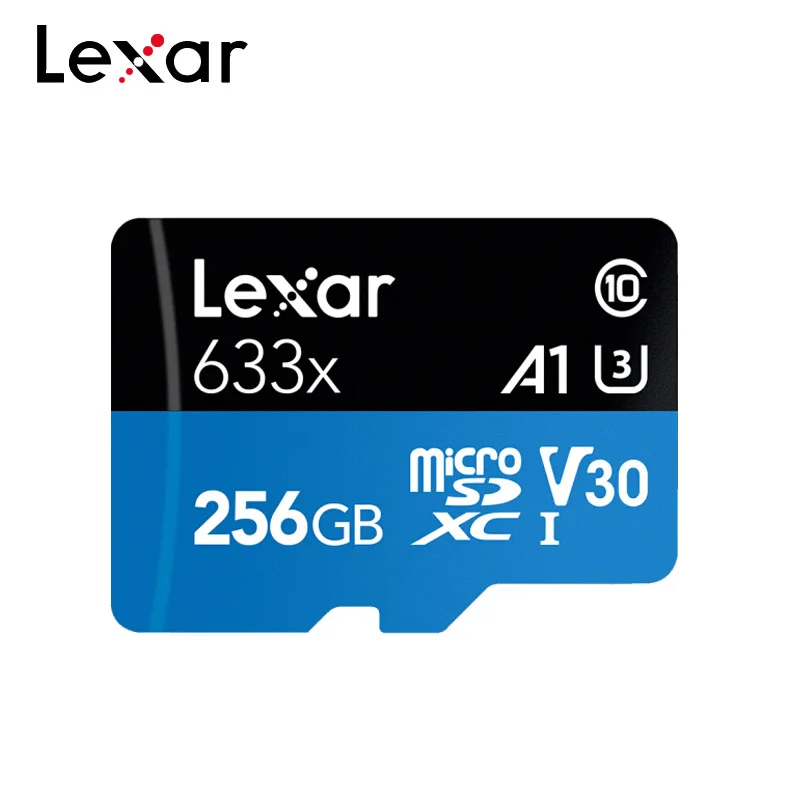 Карта памяти Lexar 633x оригинальная 512 ГБ A2 V30 Micro SD карта 256 128 64 A1 U3 класс 10 32 U1 Max 95