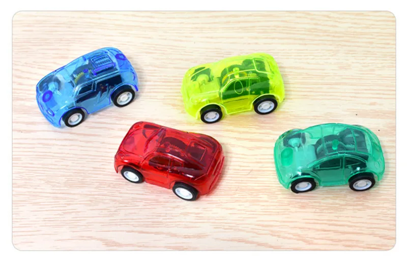 

5pcs/set Mini Pull Back Car Vehicles Toy Plastic Candy-colored pull back Toy Car Random Color Cute Toys For Children