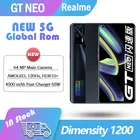Смартфон realme GT Neo 5G, экран 6,43 дюйма, 120 Гц, Процессор MTK Deminsty 1200, 65 Вт, 4500 мА  ч, камера 64 мп, глобальная прошивка