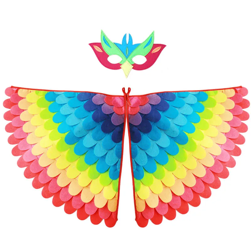 Детская фетровая маска в виде животного крылья бабочки для вечерние