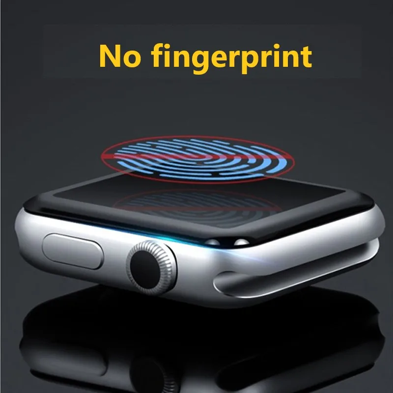 3D полноэкранная изогнутая пленка для Apple Watch 5 HD защитная из закаленного стекла