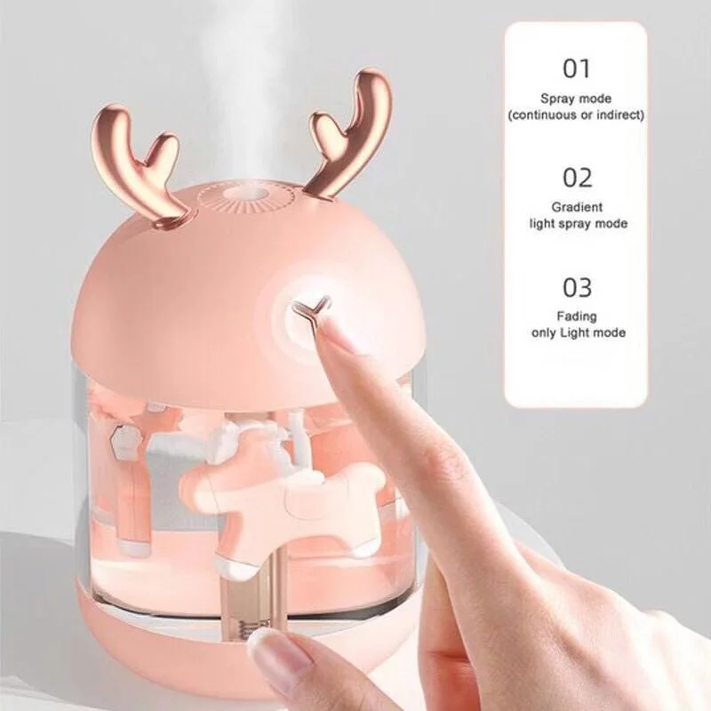 

USB Air Humidifier with essential oil Aroma Diffuser Aromatherapy LED colorful Air Humidifier For Room Car Air Purifier