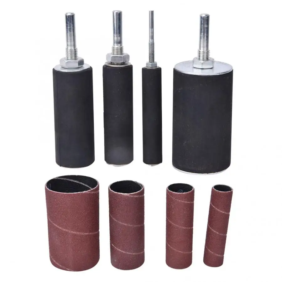 Sanding Drum Sleeve Kit Metal Wood Polishing Tool Woodworking Abrasive |