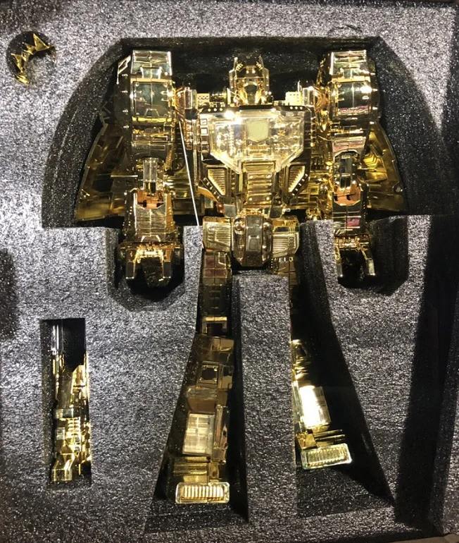 MP08 Гримлок трансформация MP-08 негабаритных гальваническим версия фигурка ко Робот Игрушки