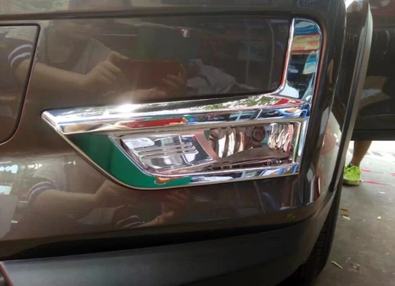 ABS передний противотуманный фонарь + задний накладка лампы для Nissan Rogue X Trail T32 2017 2018