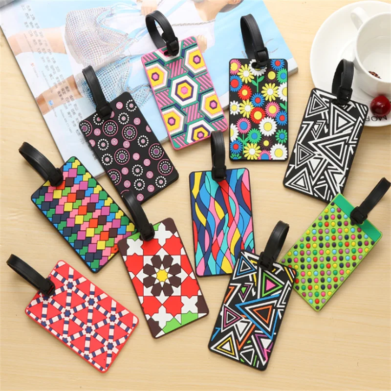 

Travel Accessories Creative Luggage Tag Suitcase Identifier Tag Boarding Pass Cartoon Cute Tag Consignment Card Bus Card Sets