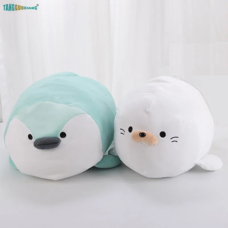 Игрушка плюшевая в виде морского льва пингвина 55 см | Игрушки и хобби