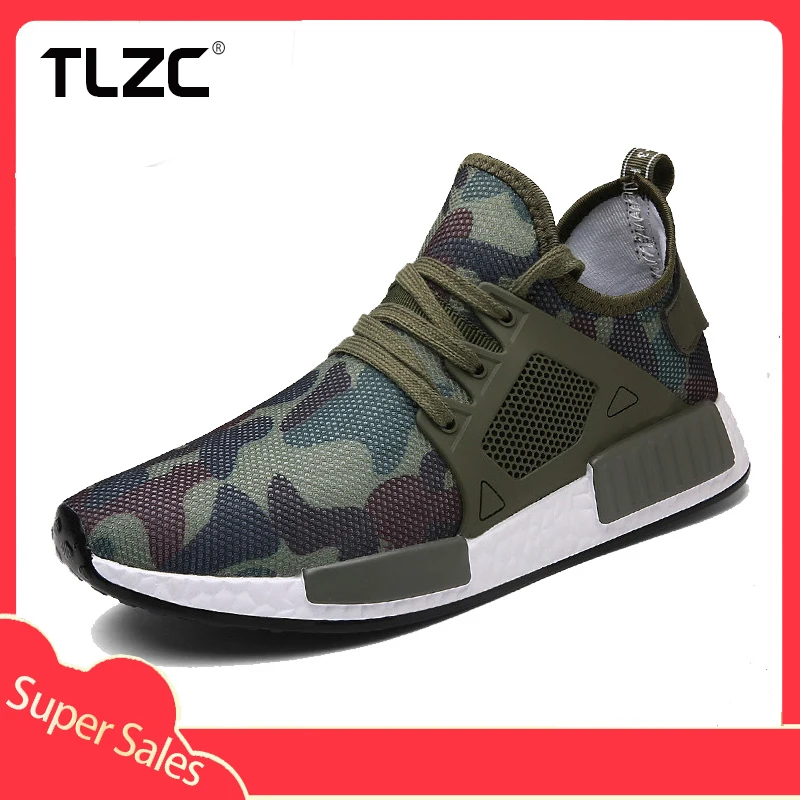 Мужские дышащие кроссовки на плоской подошве модные сетчатые шнуровке