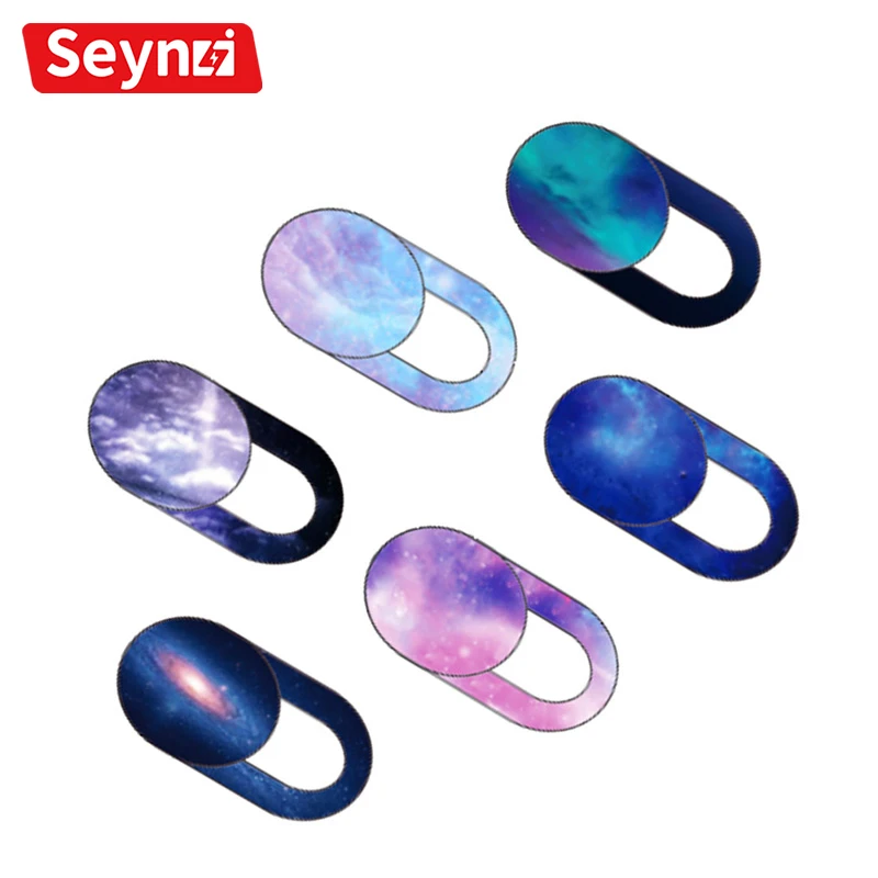 

Webcam Slider Starry Sky Laptop Camera Cover For Macbook Laptop Smart Phone Privacy Protection Shutter Slider Sticker