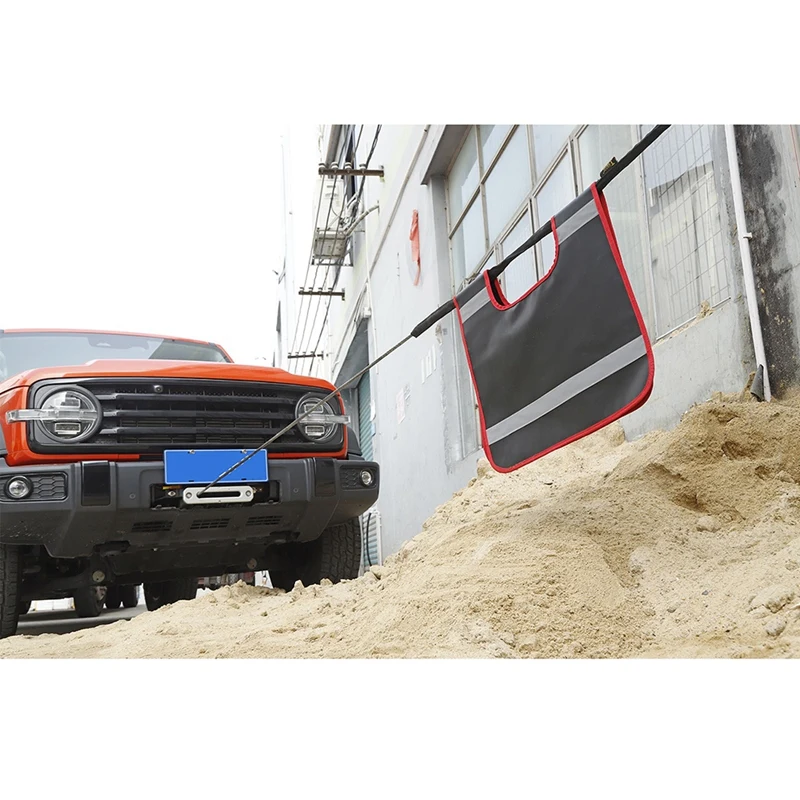 Универсальная веревка для лебедки демпфер одеяло защитный флаг с карманом всех