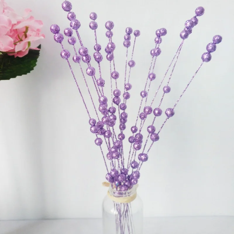 45 шт./лот Рождественские декоративные искусственные фисташки цветы для