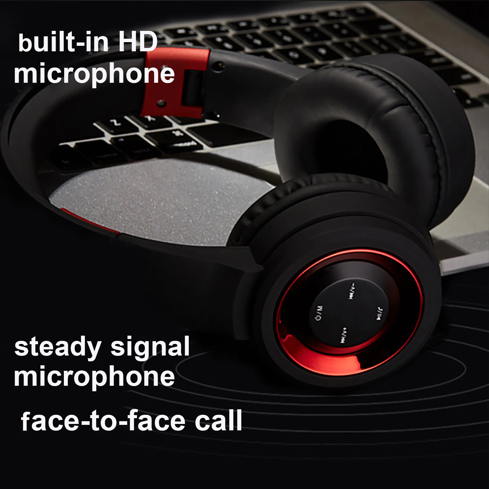 

TR905 Wireless Bluetooth Headset FM MP3 Music with Microphone Portable Folding Stereo Wireless Headset