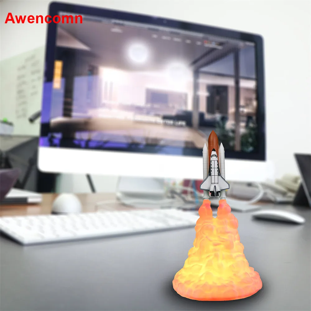 Космический Шаттл искусственная кожа в носветильник 3D печать для любителей