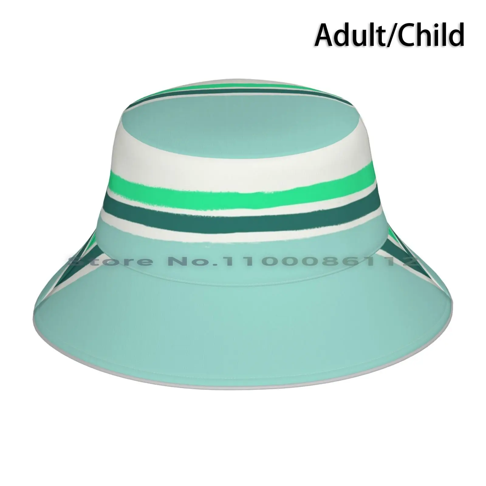 

Панама в полоску на озере X, шляпа от солнца, с синим и зеленым бирюзовым узором, с аквамарином, в полоску, с простыми цветными блоками, лето