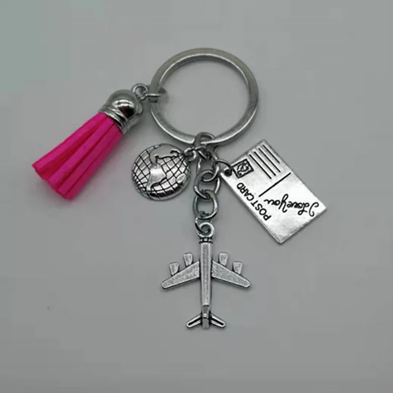 Брелок с кисточками Earth Airplane новый модный брелок без связи дорожный ювелирные