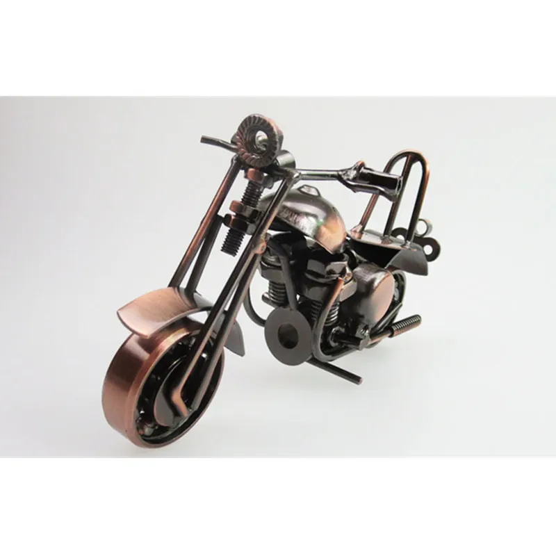 Mimi металлический мотоцикл модель ручной работы ретро мотор фигурка