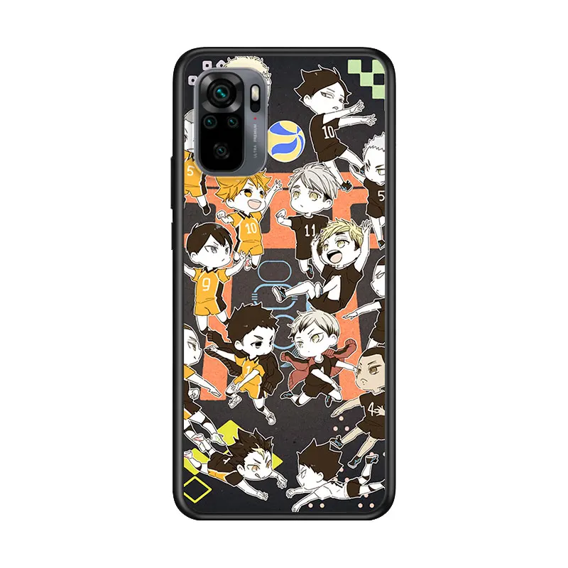 

Haikyuu Karasuno for Xiaomi Redmi Note 10 10S 9 9T 9S 9Pro Max 8T 8Pro 8 7 6 5 Pro 5A 4X 4 Soft Black Phone Case