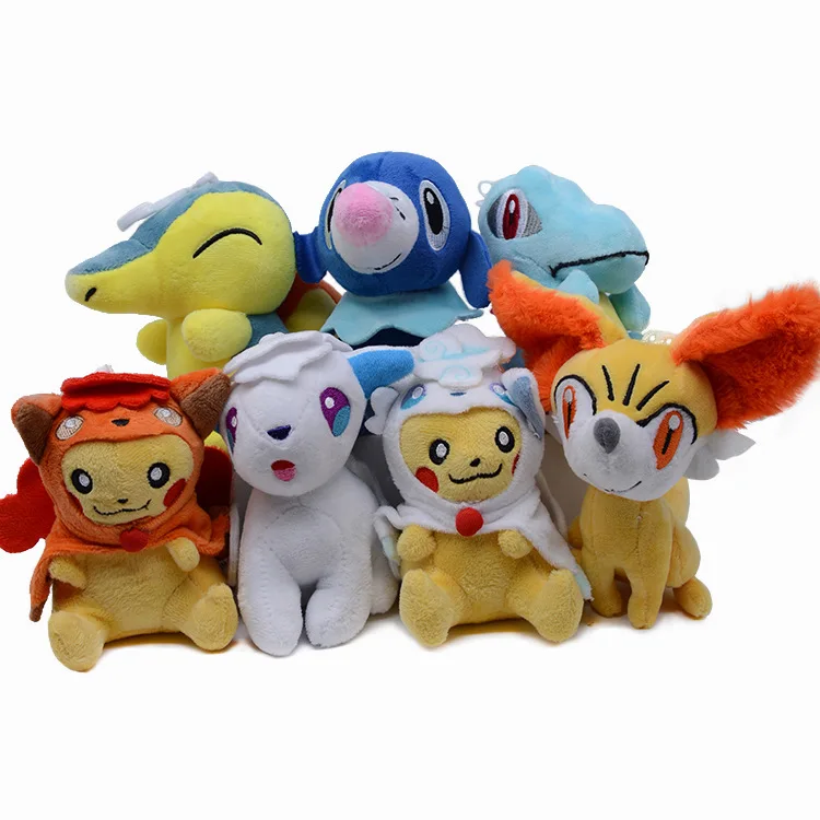 Takara Tomy Pokemon Pikachu плюшевые игрушки смещение ледяного огня шестихвостая лисица