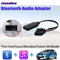 diy car bt adapter for ford focus mondeo fusion 18 pins aux interface bluetooth audio decoder 3g4g5g wireless cable